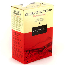 Вино Bostavan Cabernet Sauvignon 3 літри (червоне)