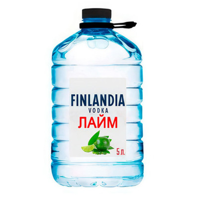 Горілка Finlandia "Лайм" 5 літрів